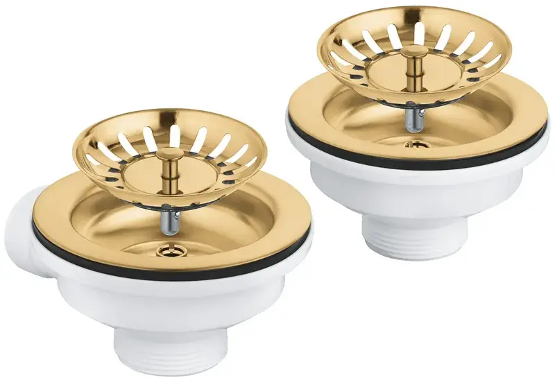 Зливний комплект Grohe для двох чаш без ексцентрика (40997GN0) фото