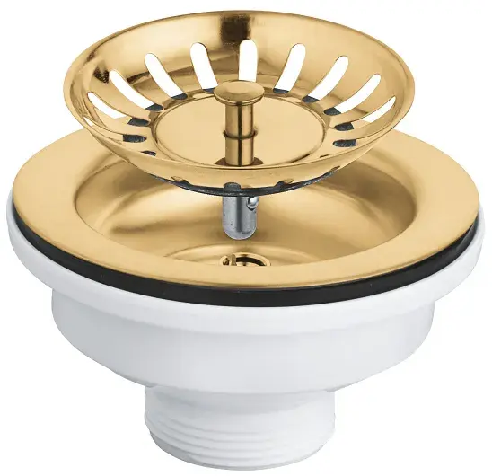 Зливний комплект Grohe для двох чаш без ексцентрика (40997GN0) фото