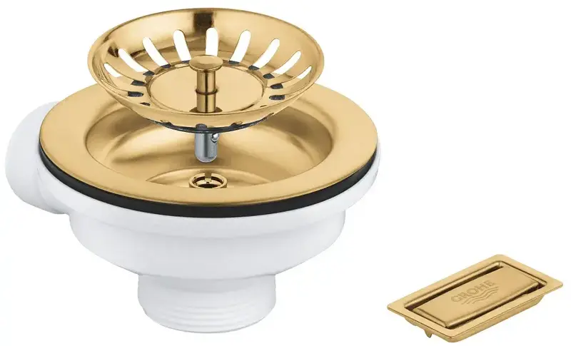 Зливний комплект Grohe для двох чаш без ексцентрика (40997GN0) фото