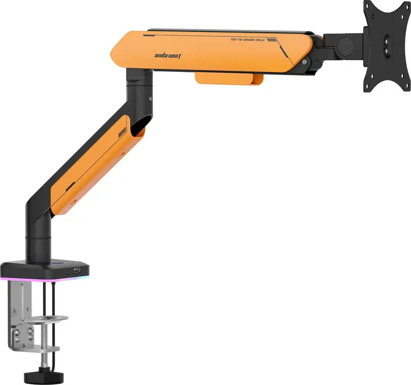 Настольное крепление для монитора Anda Seat Stealth PRO II 17''-42'' Orange RGB фото