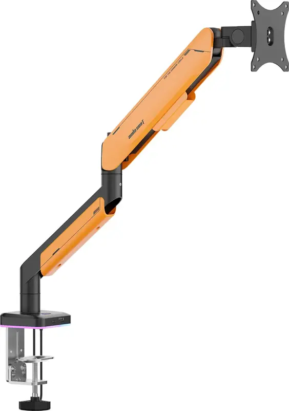 Настольное крепление для монитора Anda Seat Stealth PRO II 17''-42'' Orange RGB фото