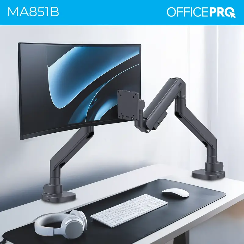 Настольное крепление для монитора OfficePro MA851B 24-57" Black фото