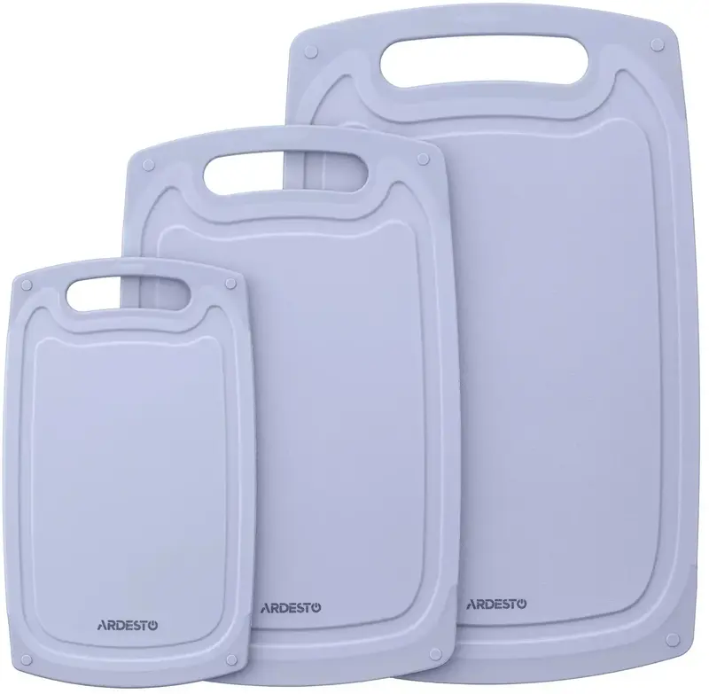 Дошка кухонна Ardesto Gemini, 40х24.5х0.9см, пластик, сірий - фото - №4