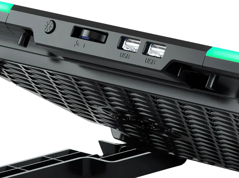 Охолоджувальна підставка для ноутбука Gamepro CP590 Black - фото - №2