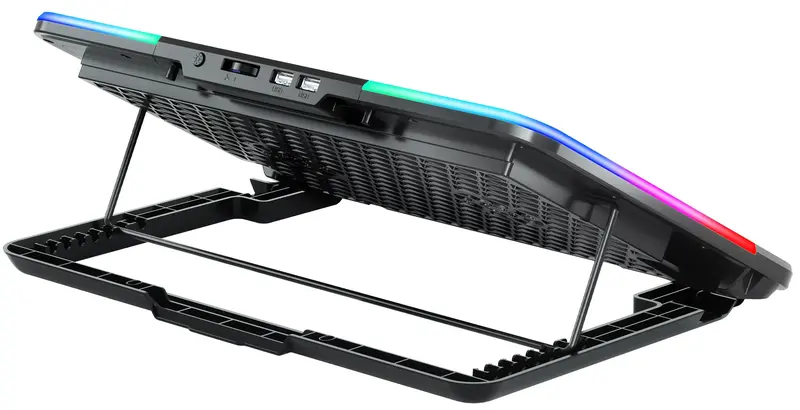 Охолоджувальна підставка для ноутбука Gamepro CP590 Black - фото - №1