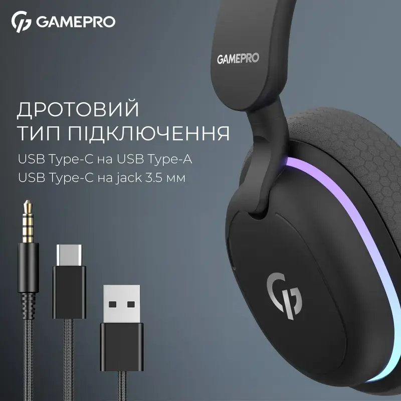 Гарнитура игровая GamePro HSW250 Black фото