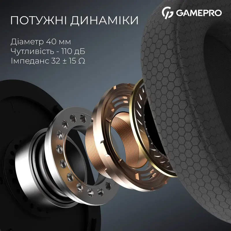 Гарнитура игровая GamePro HSW250 Black фото