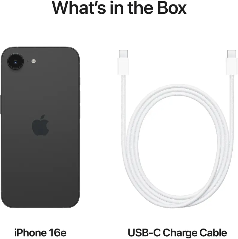Apple iPhone 16e 128GB Black (MD1Q4SX/A) фото