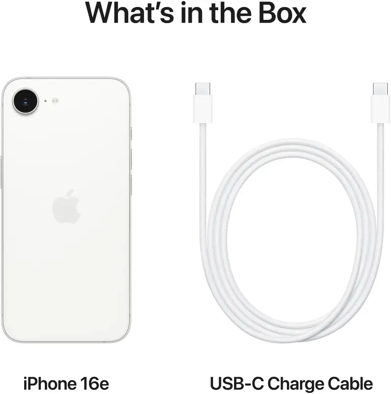 Apple iPhone 16e 512GB White (MD274SX/A) фото