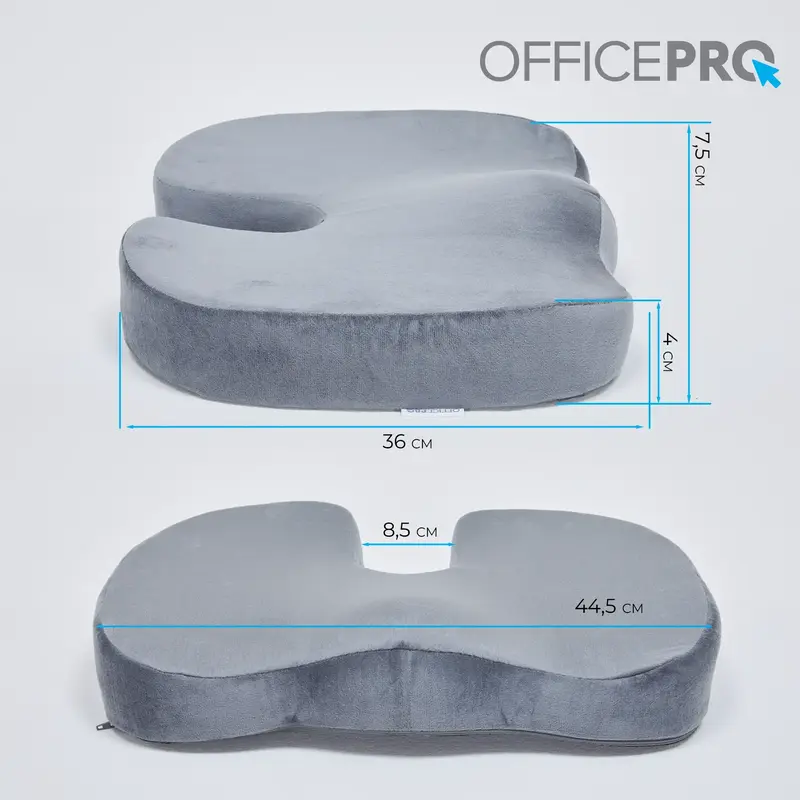 Подушка для сидіння Officepro SP750G Gray фото