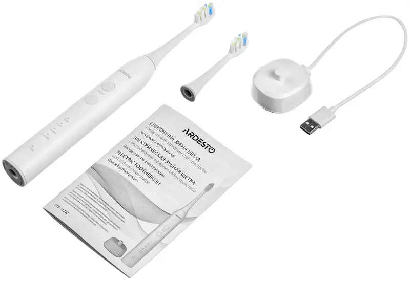 Электрическая зубная щетка Ardesto ETB-112W - фото - №4