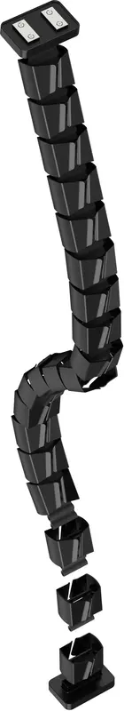 Органайзер для зберігання кабелів Officepro CM800B Black фото