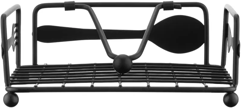 Серветниця Ardesto Midori 18х18х7см, метал, чорний (AR0906B) - фото - №2