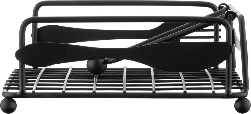 Серветниця Ardesto Midori 18х18х7см, метал, чорний (AR0906B) - фото - №3