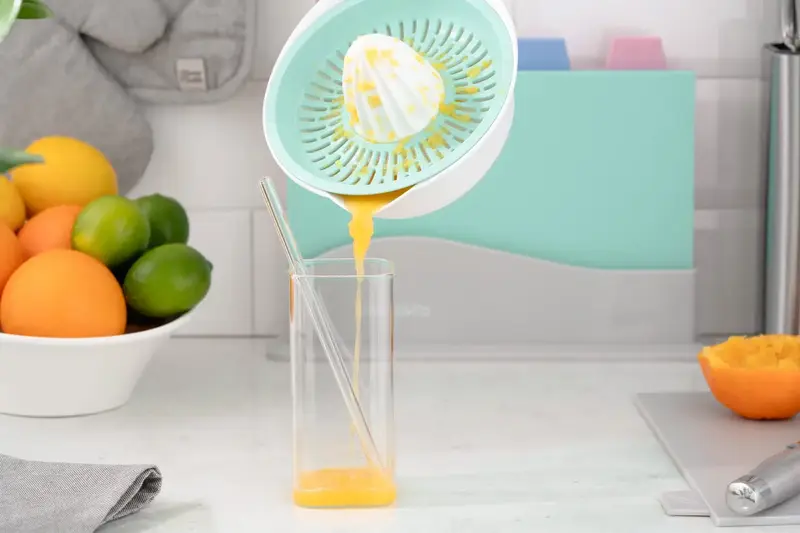 Соковитискач ручний для цитрусових Ardesto Fresh, 0.6л, пластик, блакитний (AR1464TP) - фото - №5