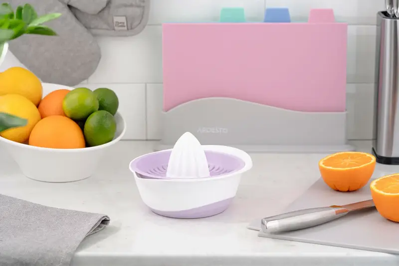 Соковитискач ручний для цитрусових Ardesto Fresh, 0.6л, пластик, ліловий (AR1464LP) - фото - №3