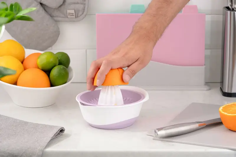 Соковитискач ручний для цитрусових Ardesto Fresh, 0.6л, пластик, ліловий (AR1464LP) - фото - №7