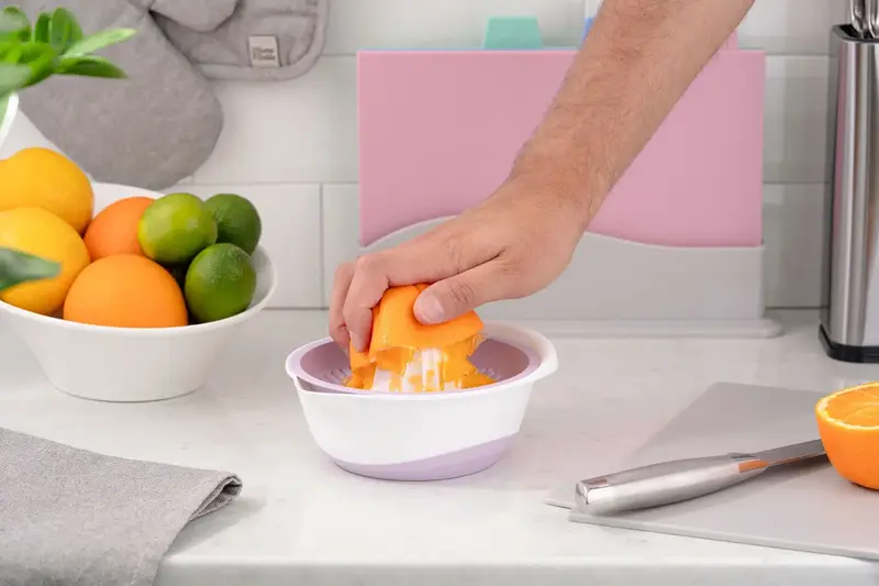 Соковитискач ручний для цитрусових Ardesto Fresh, 0.6л, пластик, ліловий (AR1464LP) - фото - №4