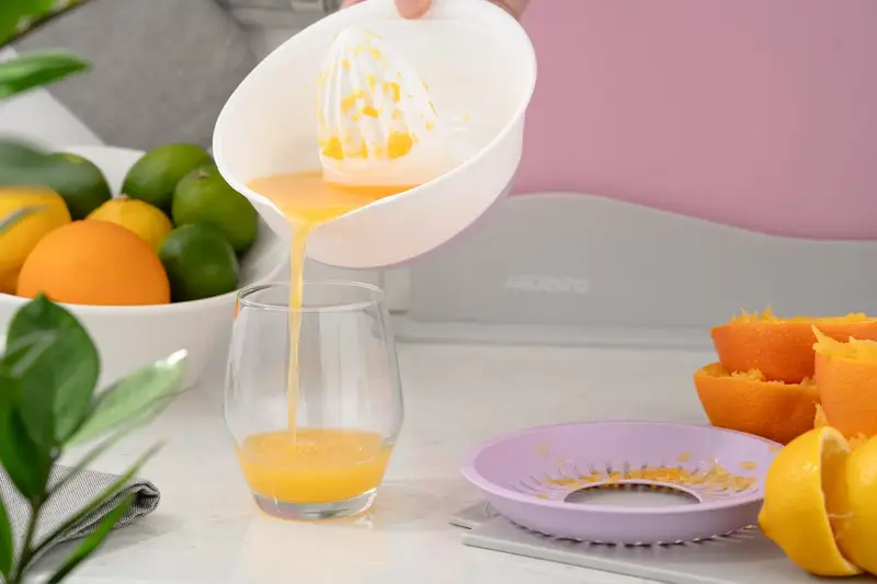 Соковитискач ручний для цитрусових Ardesto Fresh, 0.6л, пластик, ліловий (AR1464LP) - фото - №8