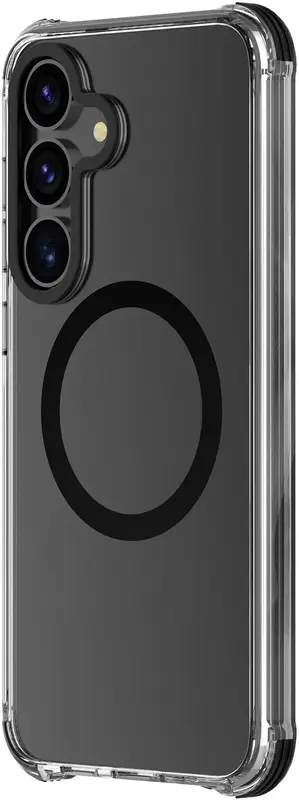 Чохол для Samsung S25 Plus UNIQ HYBRID MAGCLICK CHARGING COMBAT CARBON BLACK (UNIQ-GS25PHYB-COMMBLK) - фото - №1