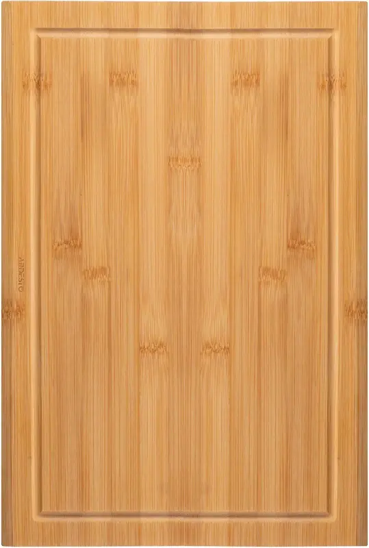 Дошка кухонна з жолобом Ardesto Midori, 33х22х1.5см, бамбук - фото - №1