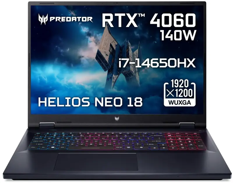 Ноутбук Acer Predator Helios Neo 18 PHN18-71-70VZ Abyssal Black (NH.QS0EU.008) фото