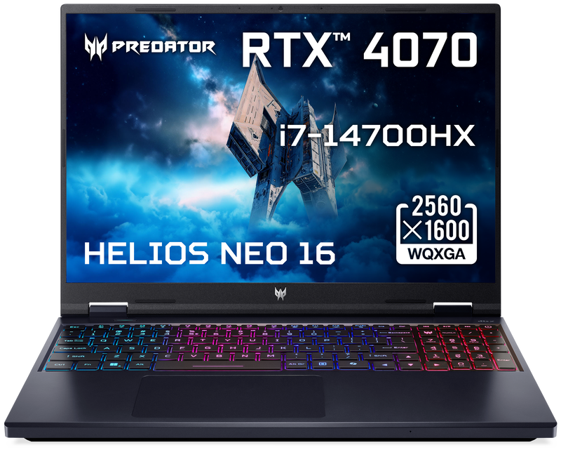 Ноутбук Acer Predator Helios Neo 16 PHN16-72-76AM Abyssal Black (NH.QREEU.009) - фото - №0