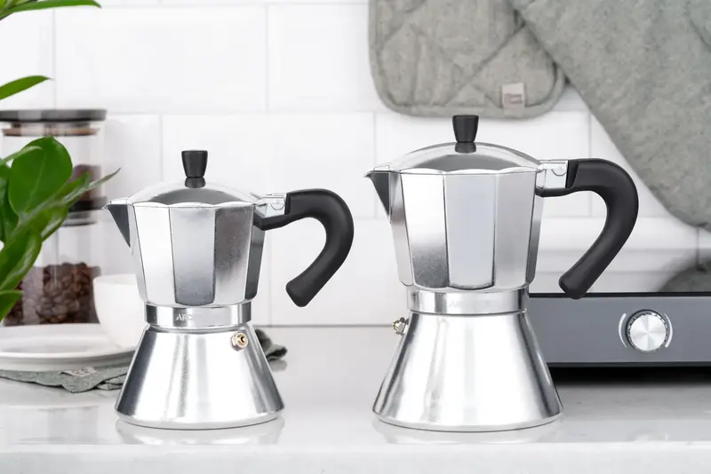 Гейзерна кавоварка Ardesto Gemini Piemonte, 0.45л, 9 чашок, алюміній - фото - №9