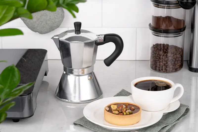 Гейзерна кавоварка Ardesto Gemini Piemonte, 0.45л, 9 чашок, алюміній - фото - №7