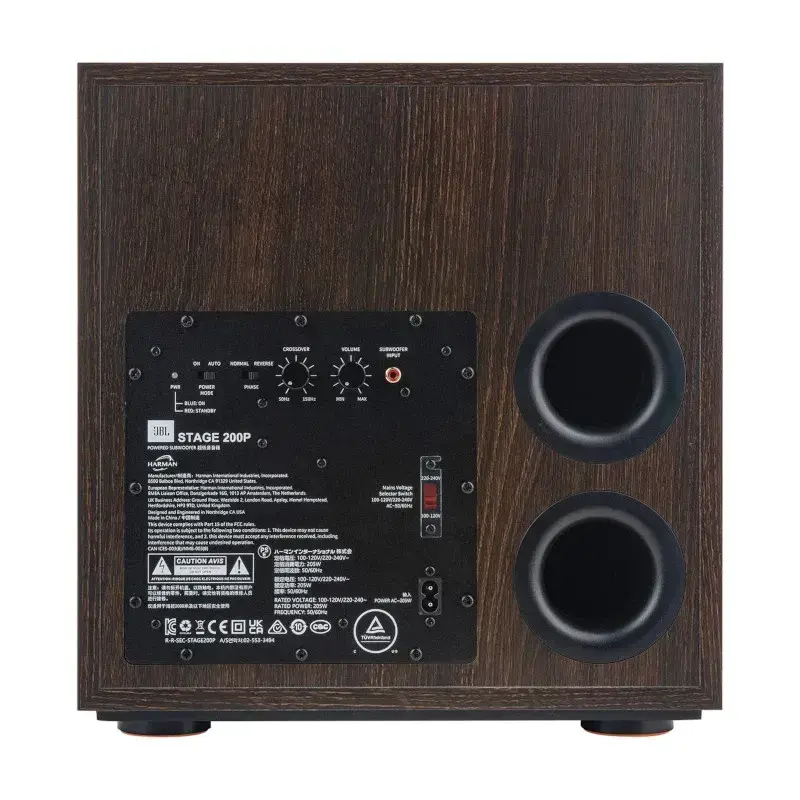 Сабвуфер JBL 200P Black фото