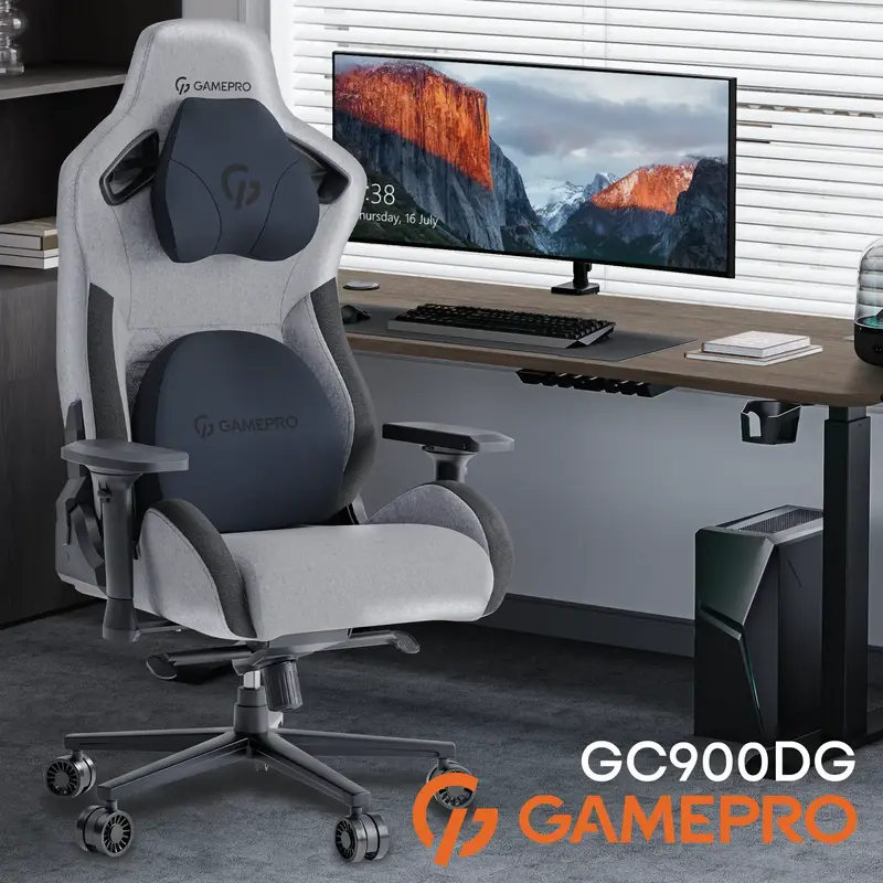 Игровое кресло GamePro GC900DG Fabric Dark Grey фото