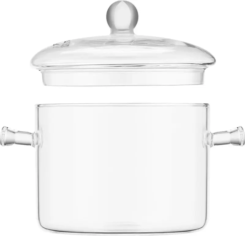 Каструля з кришкою Ardesto Black Mars, 2л, боросилікатне скло - фото - №2