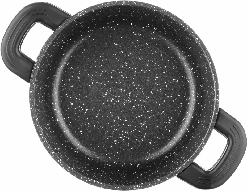 Каструля зі скляною кришкою Ardesto Gemini Anzio, 1.2л, алюміній, чорний - фото - №4