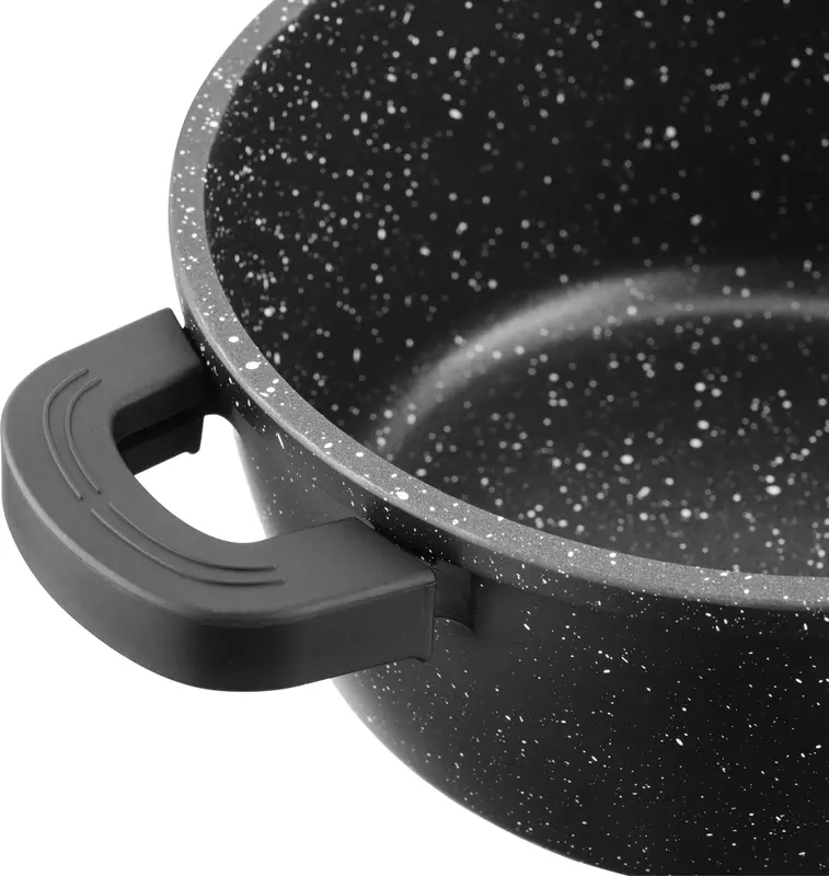 Каструля зі скляною кришкою Ardesto Gemini Anzio, 1.8л, алюміній, чорний - фото - №6
