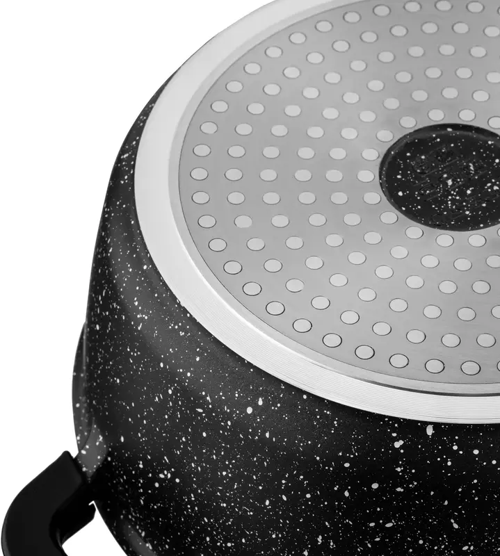 Каструля зі скляною кришкою Ardesto Gemini Anzio, 3.1л, алюміній, чорний - фото - №7