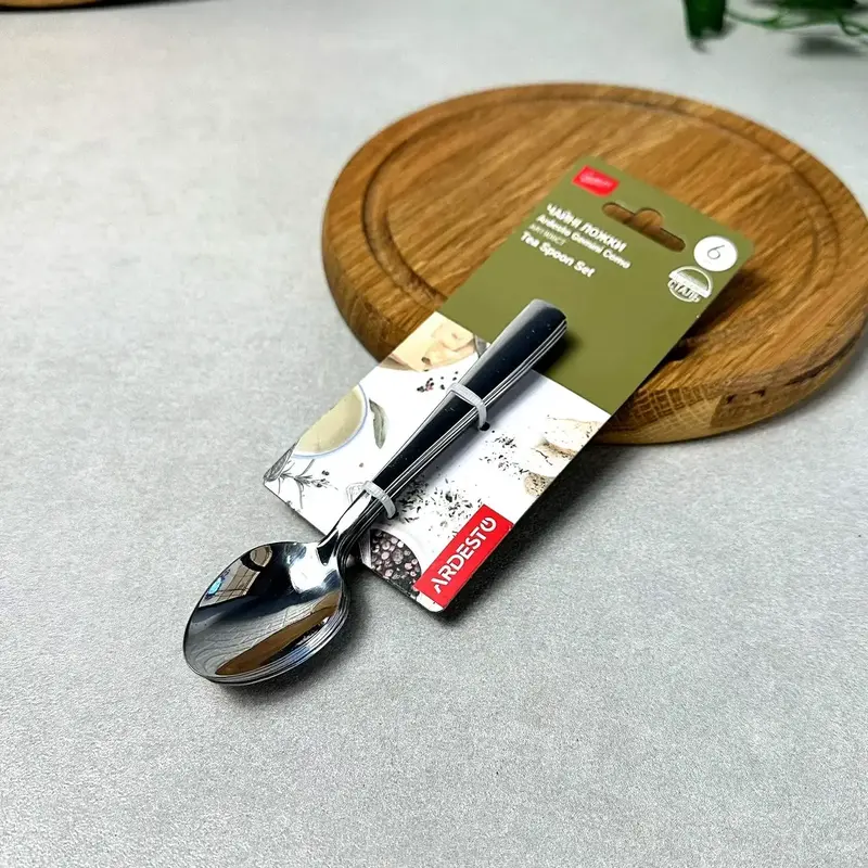 Набір чайних ложок Ardesto Gemini Como, 6 приборів, нержавіюча сталь (AR1906CT) - фото - №4