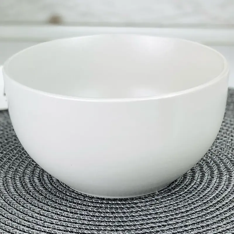 Салатник Ardesto Molize, 14.5см, кераміка, білий (AR2914MW) - фото - №3