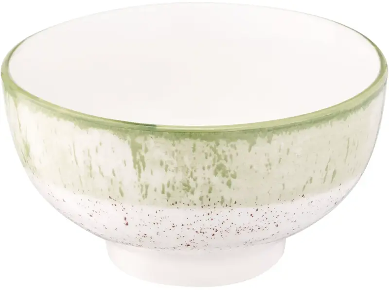 Салатник Ardesto Siena, 11.5см, порцеляна, біло-зелений (AR2914SWG) - фото - №2