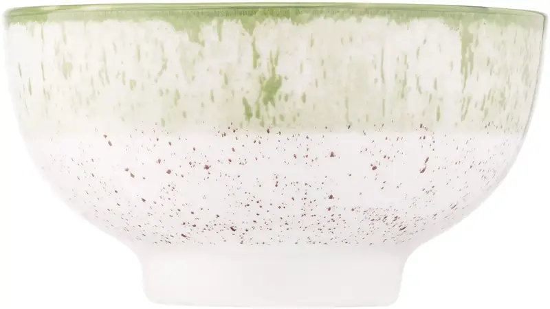 Салатник Ardesto Siena, 11.5см, порцеляна, біло-зелений (AR2914SWG) - фото - №1