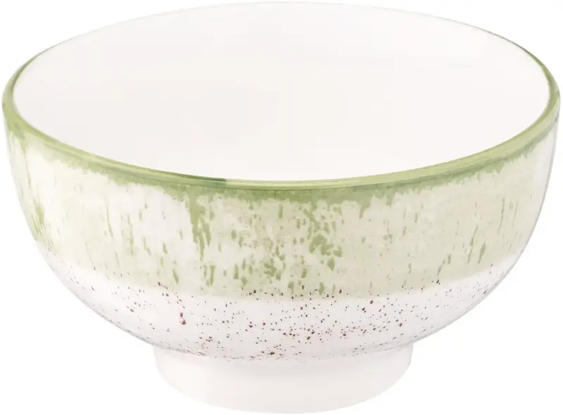 Салатник Ardesto Siena, 11.5см, порцеляна, біло-зелений (AR2914SWG) - фото - №0