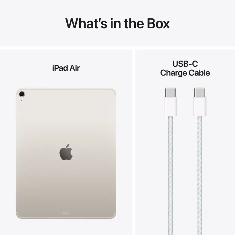 Apple iPad Air 13" 128GB+5G Starlight (MCJ34) 2025 фото