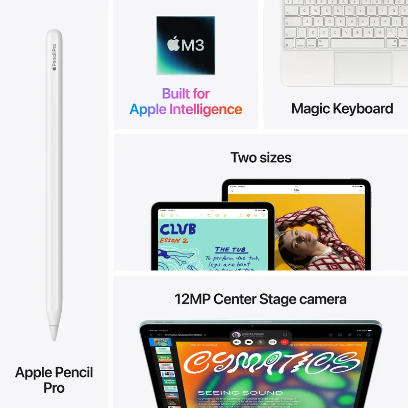 Apple iPad Air 11" 128GB+5G Blue (MCFW4) 2025 фото