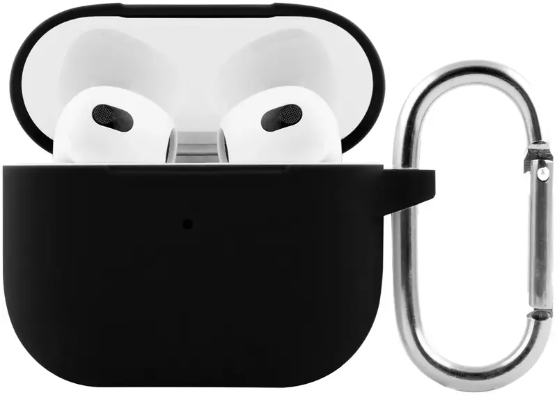 Чохол для AirPods 4 Silicone Case New (Black) фото