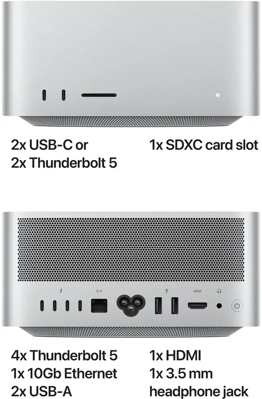 Apple Mac Studio M3 Ultra Chip 96/1TB (MU973) 2025 - фото - №4