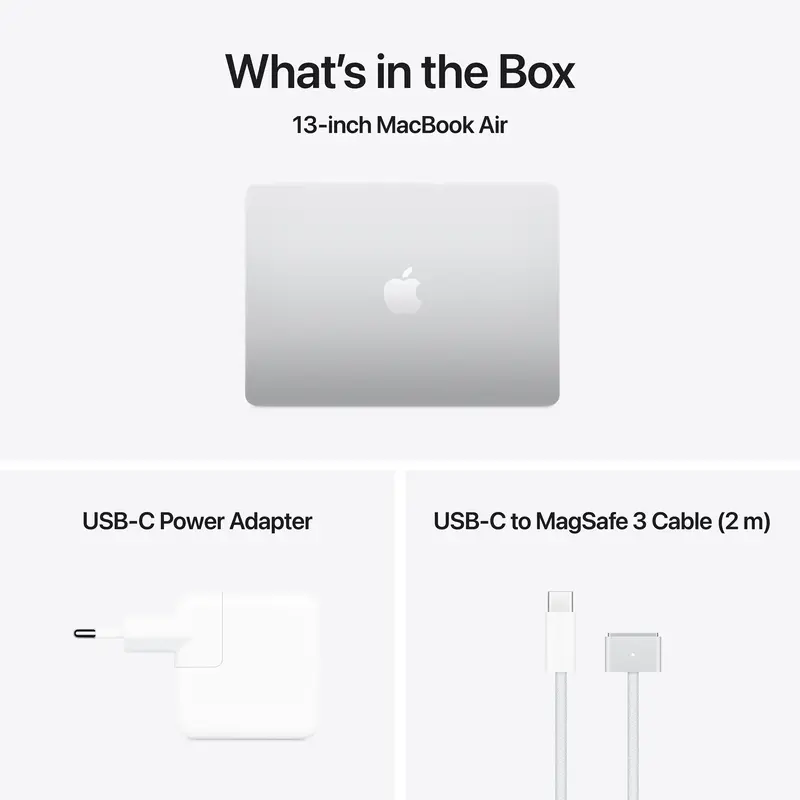 【新品】Apple MacBook air 2025 シルバー　M4チップ Apple MacBook Air M4 Chip 13'' 16/256GB Silver (MW0W3) 2025