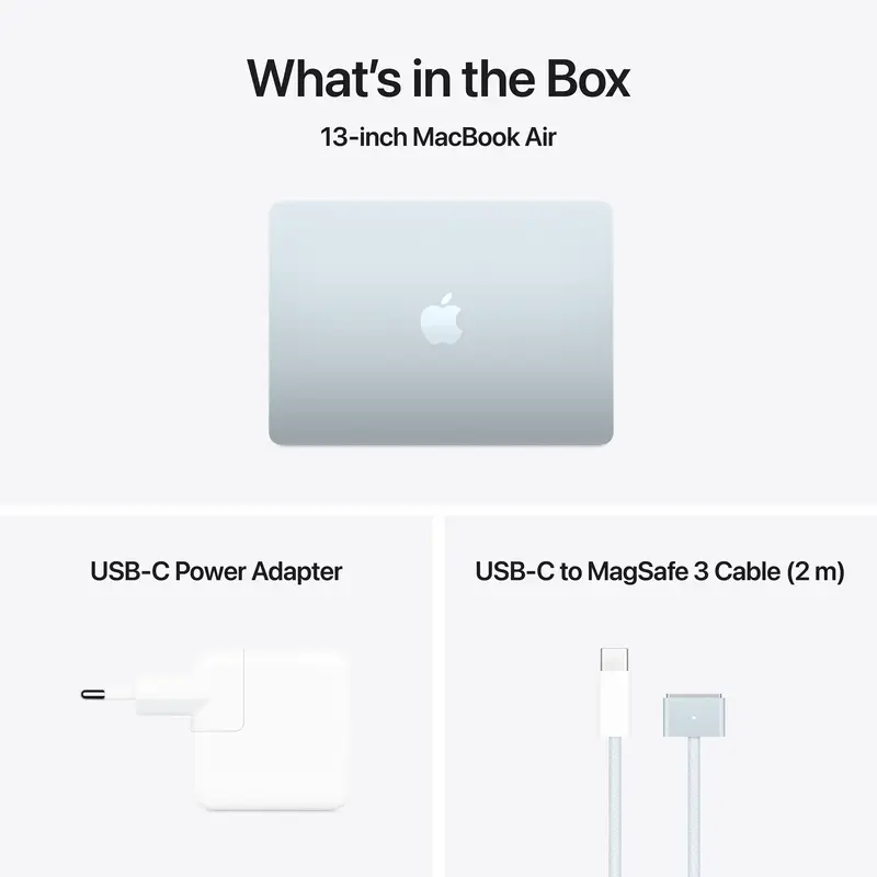 Apple MacBook Air M4 Chip 13" 16/256GB Sky Blue (MC6T4) 2025 фото