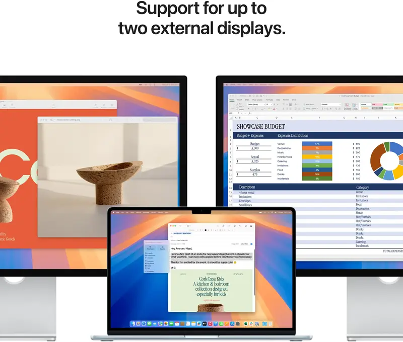 Apple MacBook Air M4 Chip 15" 16/256GB Starlight (MW1J3) 2025 - фото - №8