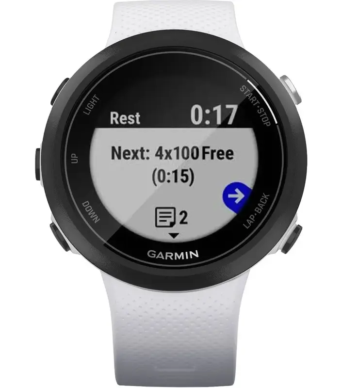Смарт-годинник GARMIN Swim 2 з білим ремінцем (010-02247-11) - фото - №9