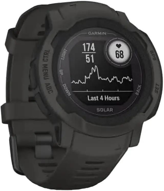 Смарт-годинник GARMIN Instinct 2 Solar графіт (010-02627-00) - фото - №10