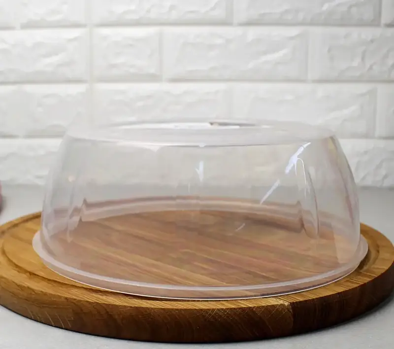 Кришка для мікрохвильової печі Ardesto Fresh, 27см, пластик, прозорий (AR1602TP) - фото - №4